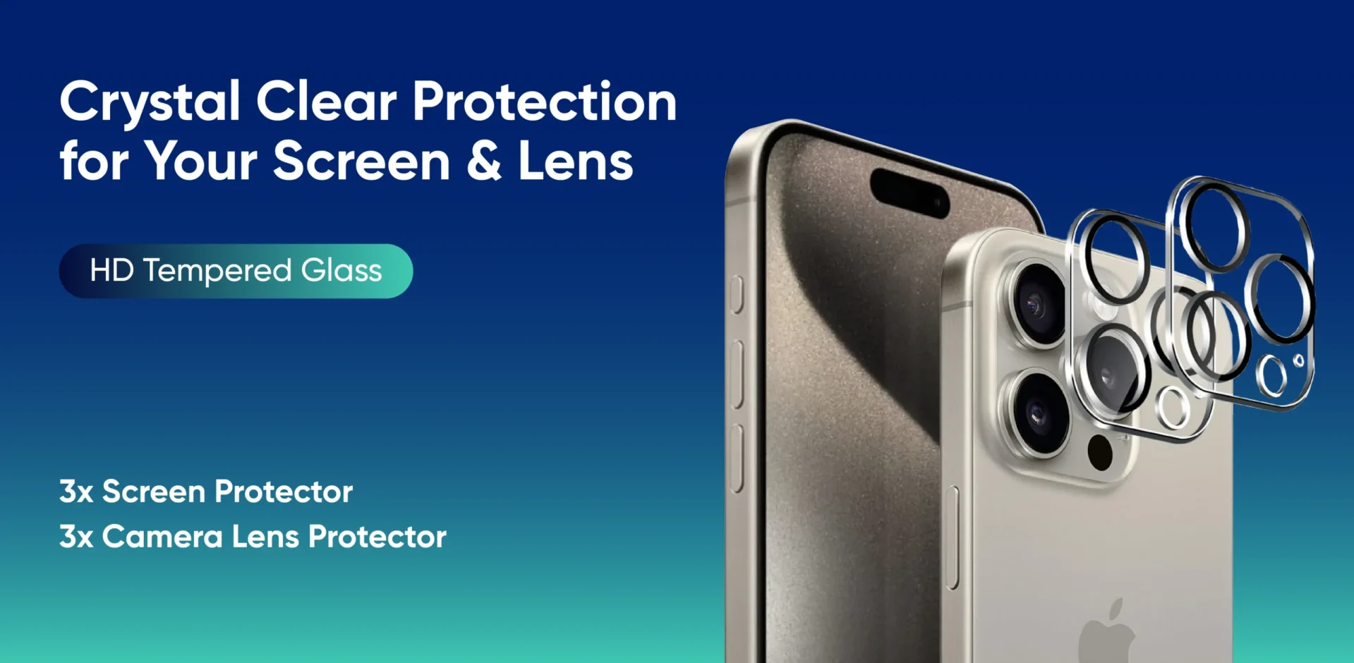 Crystal Clear Protection for Your iPhone 15 Pro Max, iPhone 15 Pro, and iPhone 15